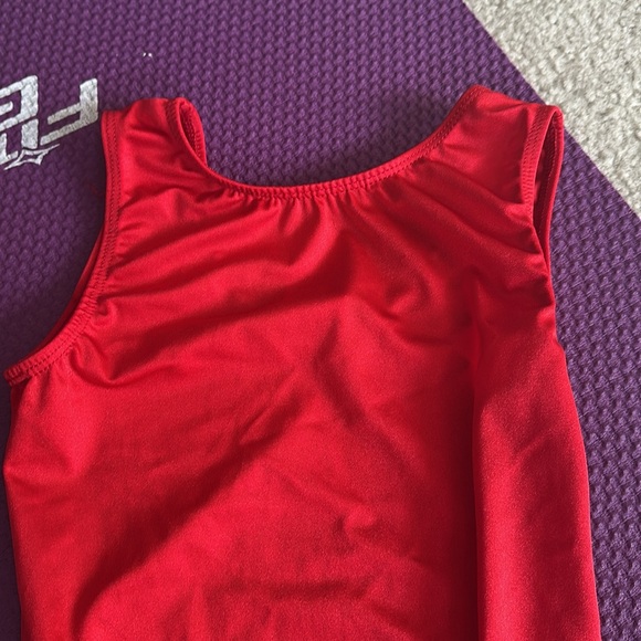 Red Athletic GK Gymnastics Leotard AS - Picture 2 of 5